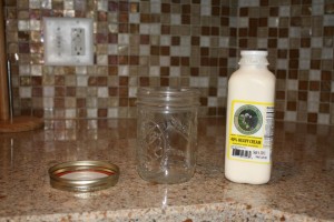 homemade butter