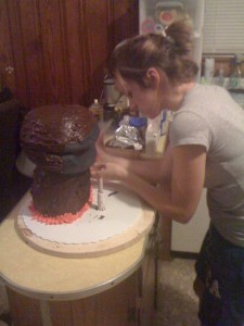 elmo cake, elmo party