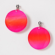 Pink-and-Orange-Shell-Clip-On-Earrings Claire's