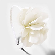 Satin Flower Headband Claire's