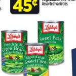 Libby Canned Vegetables