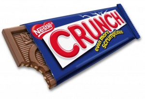 crunch chocloate bar
