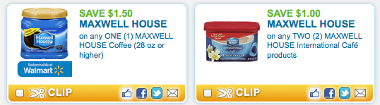 Maxwell House Coupons
