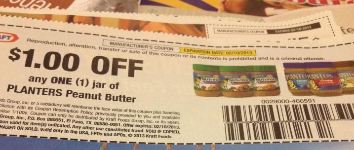 Planters Peanut Butter Coupon