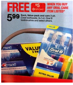 Free target toothpaste 2