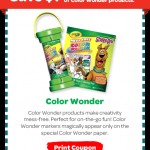 New Crayola Wonder Coupons