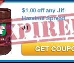FREE Jif Hazelnut Spread With Coupon!