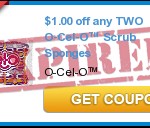 New $1/2 O-Cel-O Sponges Coupon
