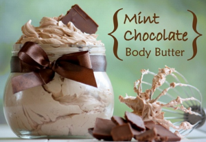 mint chocolate body butter cream