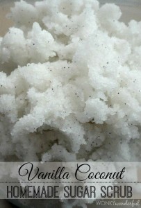 Homemade Vanilla Coconut Body Scrub
