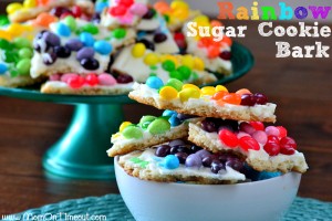 Rainbow Sugar Cookie Bark