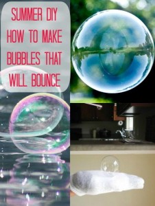 DIY Bouncing Bubbles