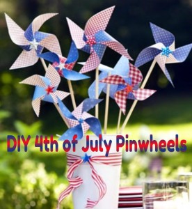 DIY 4th of July Pinwheels