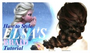 How to Style Elsa's Braid from Frozen Tutorial