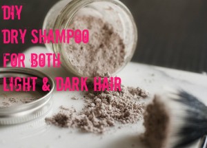 DIY Dry Shampoo Both Hair Colors
